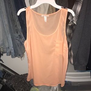 Orange tank top